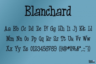 Blanchard Font Download