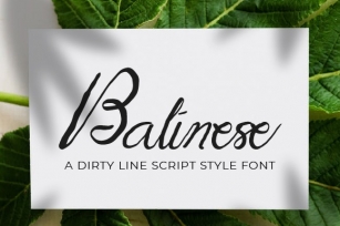 Balinese Font Download