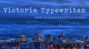 Victoria Typewriter Font Download