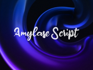 A Amylase Scrip Font Download