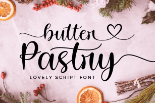 Butter Pastry Font Download