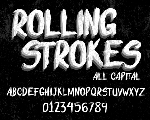 ROLLING STROKES  DEMO Font Download