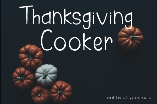 Thanksgiving Cooker Font Download