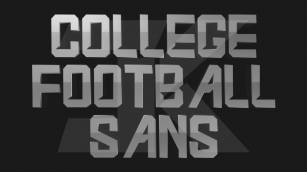 College Football Sans Font Download