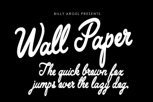 Wall Paper Font Download