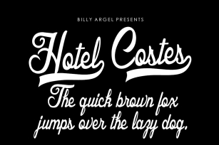 Hotel Costes Font Download
