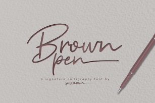 Brown Pe Font Download