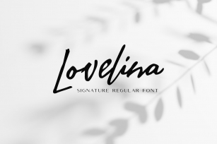 Lovelina Signature Regular Font Download