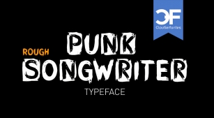 CF Punk Songwriter Rough PERSO Font Download