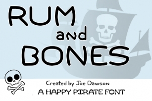 Rum and Bones Font Download