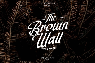 The Brown Wall Font Download