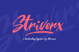 Striverx Font Download