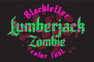 Lumberjack Zombie Font Download
