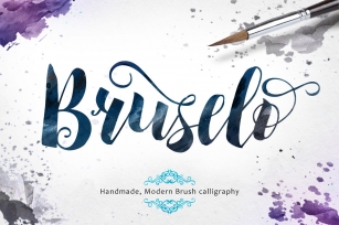 Bruselo Script (40% off) +Bonus Font Download