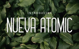 Nueva Atomi Font Download