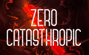 Zero Catasthropic Font Download