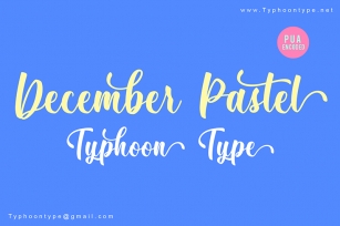 December Pastel Font Download