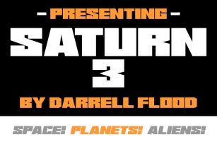 Saturn 3 Font Download
