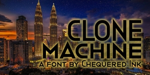 Clone Machine Font Download