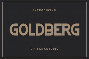 GOLDBERG Font Download