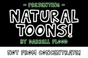 Natural Toons Font Download