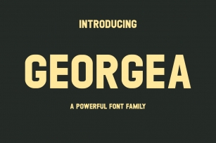 GEORGEA Font Download