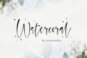 Watercoral Font Download