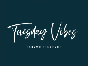Tuesday Vibes Font Download