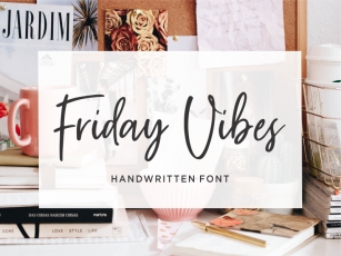 Friday Vibes Font Download