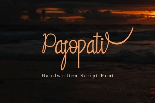 Pasopati Handwritten Script Font Font Download