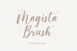 Magista Brush - Handbrush Font Font Download