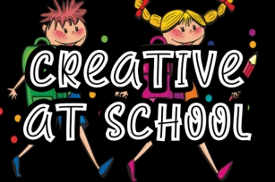 Creative at School Font Download