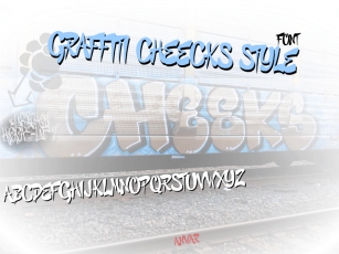 GRAFFITI CHEECKS STYLE - URBAN Font Download