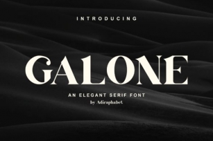 Galone Font Download