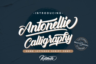 Antonellie Calligraphy Dem Font Download