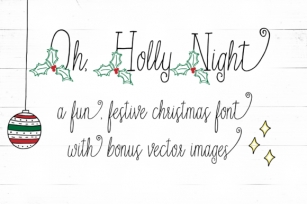 Oh Holly Night Font Download