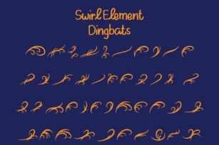 Swirl Elements Font Download