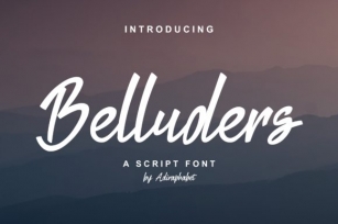 Belluders Font Download