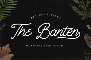The Banten - Monoline Script Font Font Download