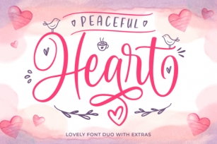 Peaceful Heart Font Download