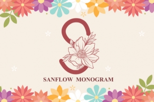 Sanflow Monogram Font Download