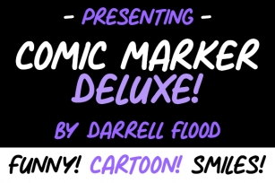 Comic Marker Deluxe Font Download