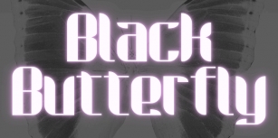 Black Butterfly Font Download