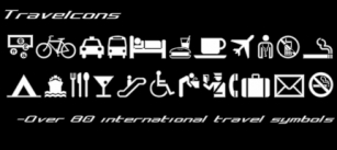 Travelcons Font Download