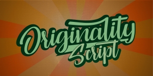 Originality Scrip Font Download