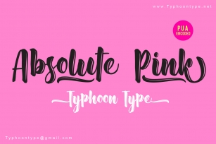 Absolute Pink Font Download