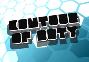 Contour of Duty Font Download