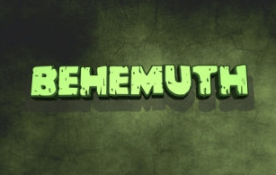 Behemuth Font Download