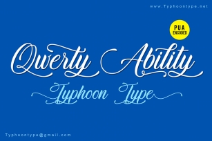 Qwerty Ability Font Download