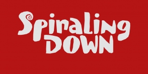 Spiraling Down DEMO Font Download